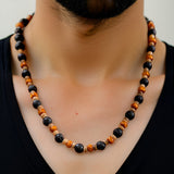 Collier Africain Perle Homme