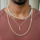 Collier Artisanal Perle Homme