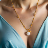 Collier Femme avec une Perle