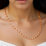 Collier Acier Femme Perles