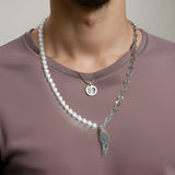 Collier Perle Nacre Homme