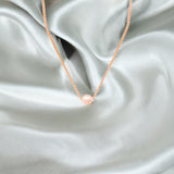 Collier Mini Perles Blanches