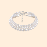 Collier Perles Fantaisie Trois Rangs