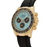 2025 Rolex Daytona 126518LN Yellow Gold Turquoise Dial Oysterflex
