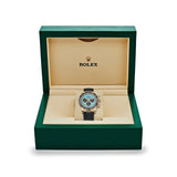 2025 Rolex Daytona 126518LN Yellow Gold Turquoise Dial Oysterflex