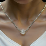 Collier Perle Blanche