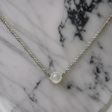 Collier Perle Blanche