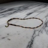 Collier Perle Bois Noir Homme