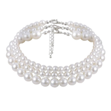 Collier 3 Rangs Perles de Culture